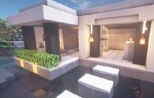 我的世界水上现代建筑教程 四面环海是什么体验