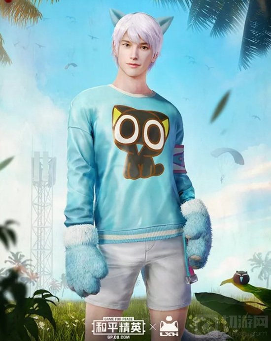 和平精英手游中激萌罗小黑