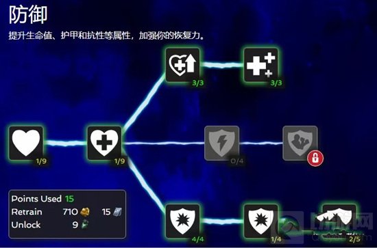 漫威超级争霸战防御天赋