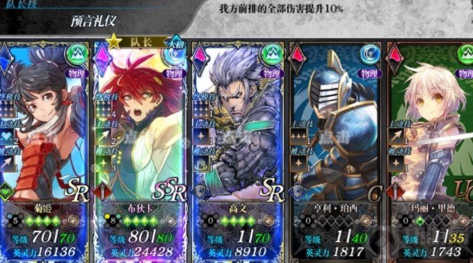 零之逆转阵容自然是游戏中最重要的事情