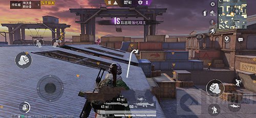 和平精英突变团竞集装箱怎么上去