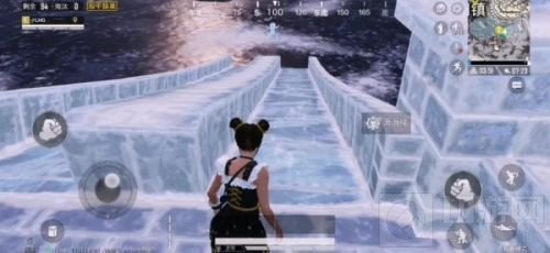 和平精英极寒模式极光城堡位置