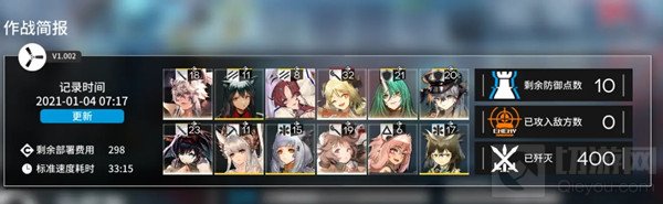 明日方舟北原冰封废城400斩怎么完成 北原冰封废城阵容推荐