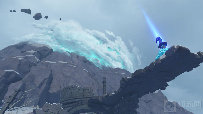 风霜冰雪之境 开放世界冒险游戏原神龙脊雪山场景纪录片曝光