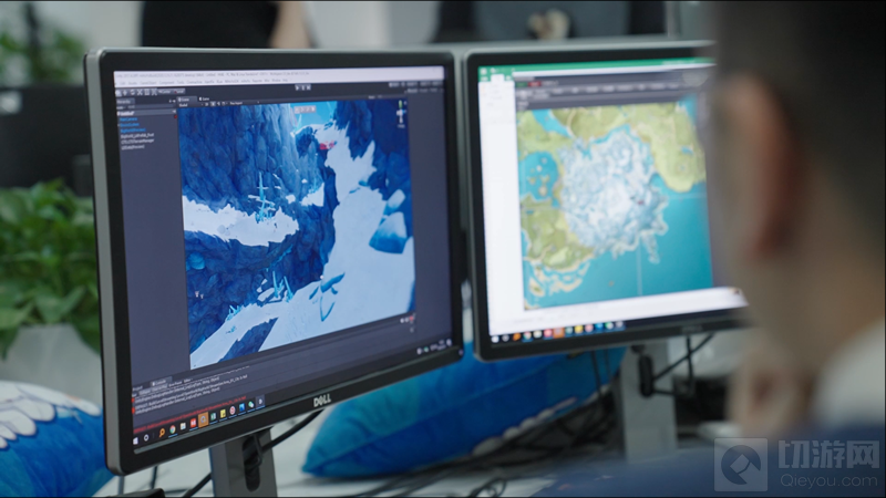 风霜冰雪之境 开放世界冒险游戏原神龙脊雪山场景纪录片曝光