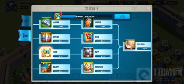 万国觉醒科技巨盾的前置科技