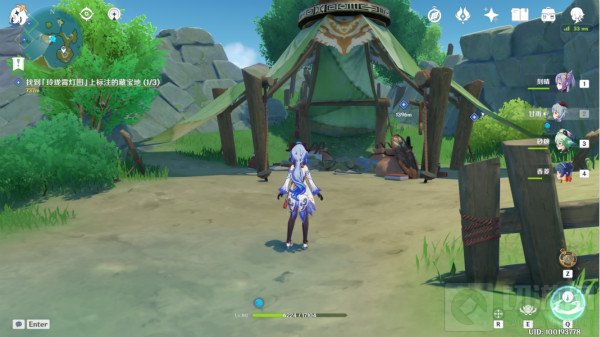 原神玲珑霄灯图宝藏位置