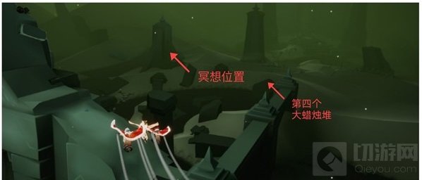 　光遇远古战场冥想点