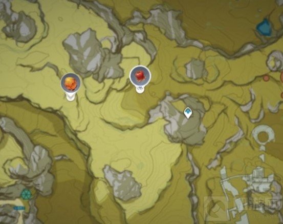 原神带有红色的采集物怎么拍 福至五彩红色的采集物拍照位置