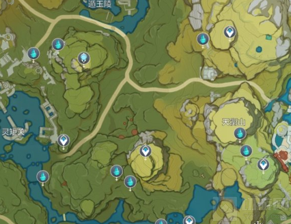 原神霄灯材料在哪刷 原神霄灯材料快速刷取路线分布图一览