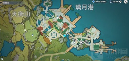 原神往生堂在哪怎么走 抽胡桃玄学位置往生堂位置坐标介绍