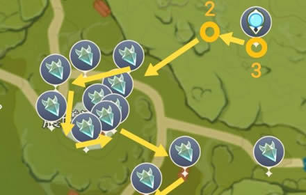 原神晶核在哪刷 晶核刷新位置介绍风晶蝶拾取路线汇总