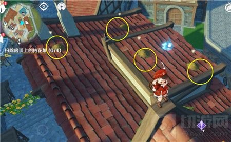 原神高处清理枯花堆位置攻略