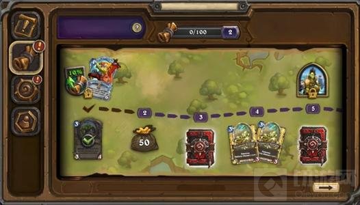 炉石传说贫瘠之地奖励路线更新