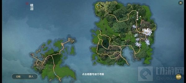 秦时明月世界一线天位置坐标