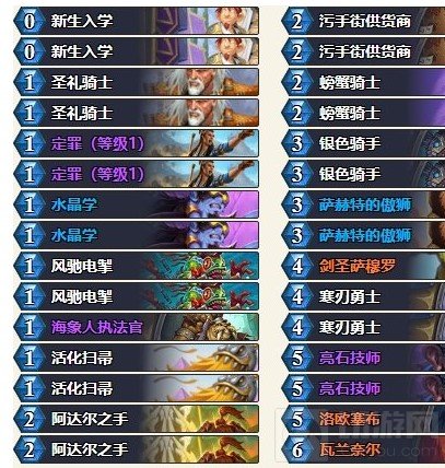 炉石传说贫瘠之地污手骑卡组构筑 狂野污手骑卡组代码