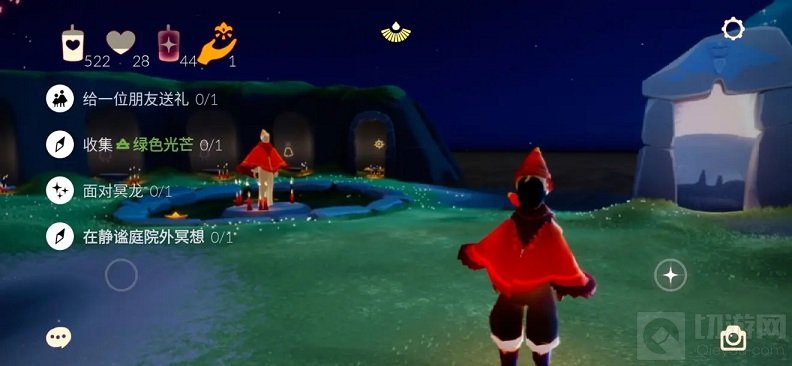 光遇静谧庭院在哪里 光遇全新静谧庭院外冥想任务攻略大全