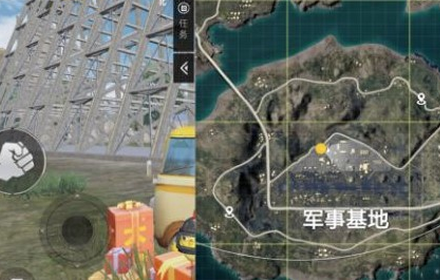 和平精英军事基地空中走廊在哪 军事基地空中走廊打卡点位置
