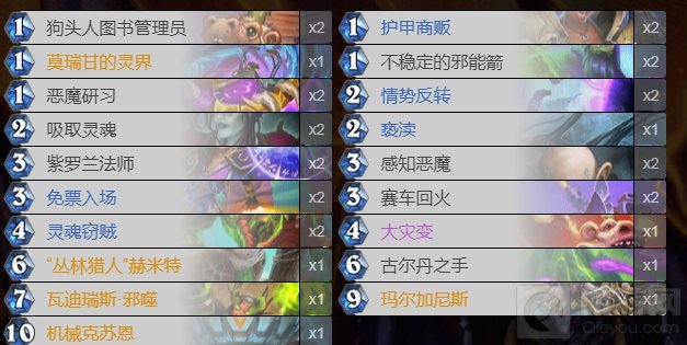 炉石传说426是哪张卡牌 贫瘠之地426灵魂窃贼卡组搭配推荐