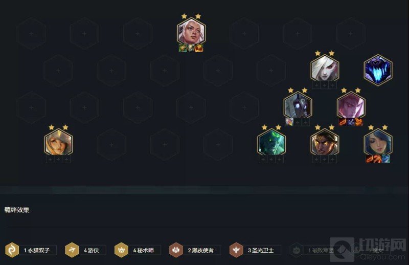 云顶之弈秘光游侠装备阵容 11.13游侠秘术圣光卫士运营