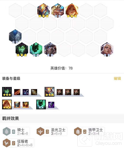 金铲铲之战英雄之黎明盖伦装备 英雄之黎明盖伦装备阵容推荐