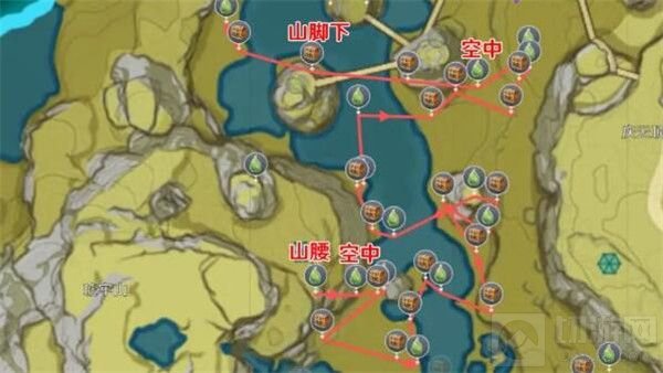 原神盤岩之路全收集攻略 盤岩之路任务100%收集详细流程