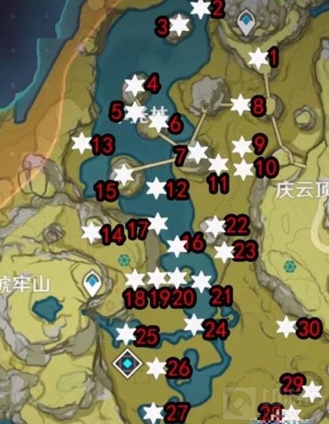 原神璃月逐月符位置大全 原神璃月逐月符宝箱收集路线分享