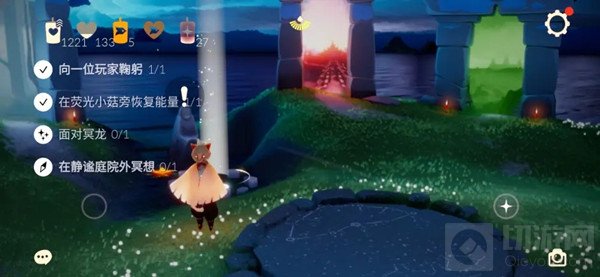 光遇静谧庭院外冥想任务攻略 光遇10.16任务流程攻略大全