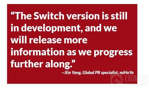 原神Switch版本仍在研发中 Switch版原神未取消