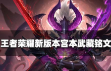 王者荣耀新版本宫本带什么铭文 宫本武藏铭文推荐分享