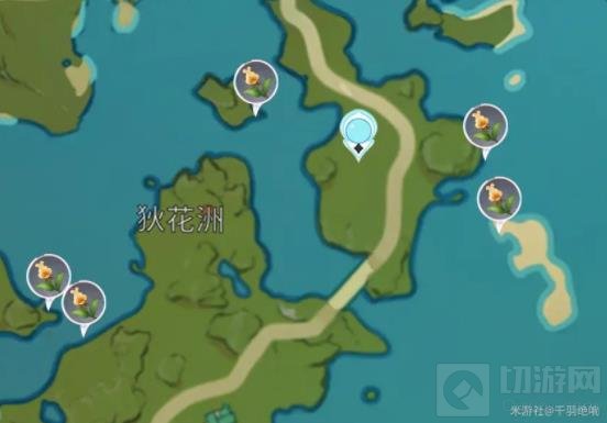 原神金鱼草获取方法及位置分布图 原神金鱼草在哪