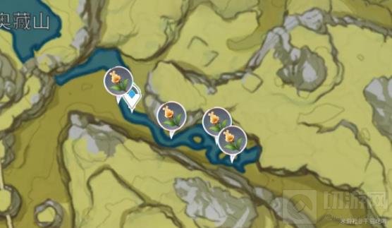 原神金鱼草获取方法及位置分布图 原神金鱼草在哪