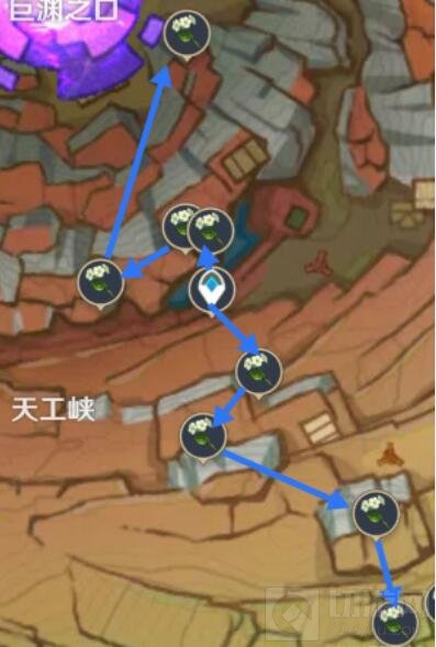 原神清心采集路线图 原神魈突破材料采集路线推荐