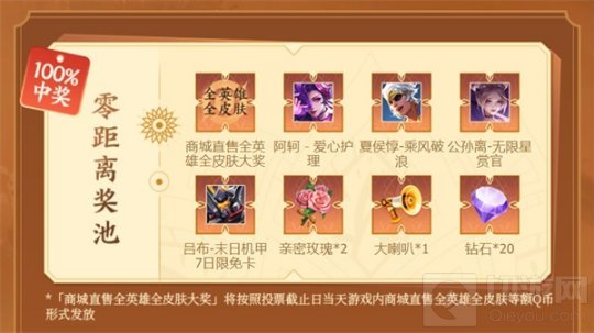 王者零距离举办地票选开始 赢全英雄全皮肤豪礼