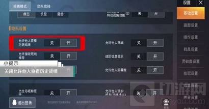 和平精英怎么隐藏历史战绩 隐藏历史战绩方法介绍