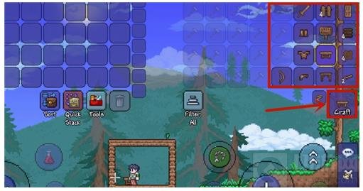 泰拉瑞亚工作台物品制作方法 工作台物品流程方法教学