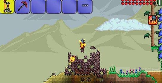 泰拉瑞亚陨石掉落触发条件及坠落位置介绍