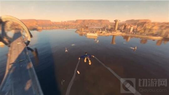 黑道圣徒重启版翼装飞行玩法展示 轻松飞跃