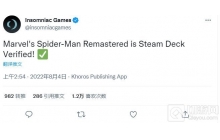 漫威蜘蛛侠复刻版现通过Steam Deck验证