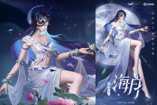 王者荣耀：嬴政暴打海月？对战新英雄海月初体验