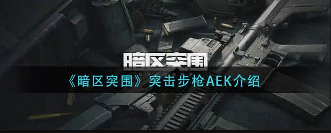 《暗区突围》突击步枪AEK怎么样？