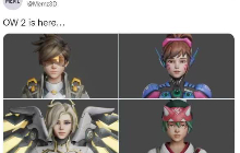 快来看看《守望先锋：归来》的角色模型！！