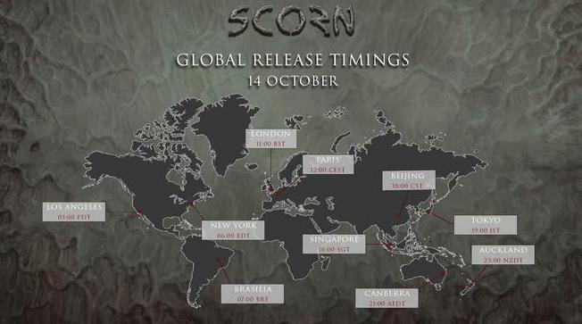 恐怖冒险游戏《蔑视》全球各地区上线时间发布