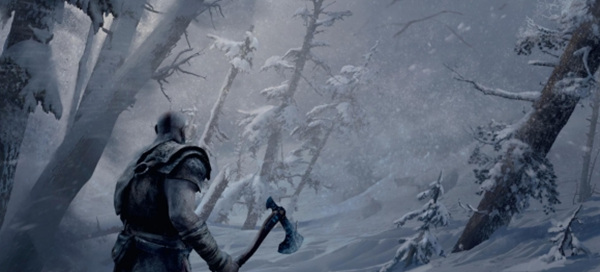 《战神：诸神黄昏》早期概念图奎爷雷神奥丁风范尽显