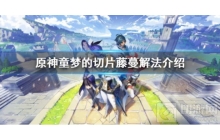 《原神》童梦的切片下的藤蔓如何开！解法介绍你给听