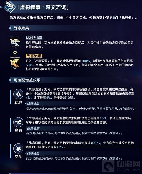 崩坏星穹铁道战意是什么 崩铁战意效果机制讲解 - 切游网