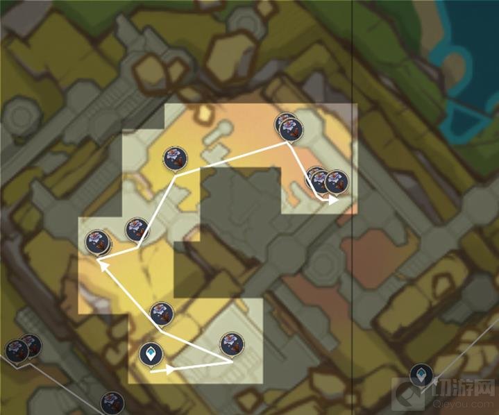 原神枯叶紫英怎么采集 原神枯叶紫英收集路线攻略 奥奇卡纳塔主塔（枯叶紫英*11）