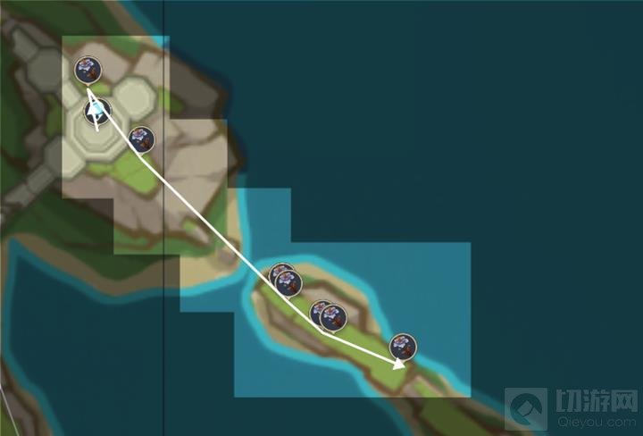 原神枯叶紫英怎么采集 原神枯叶紫英收集路线攻略 奥奇卡纳塔南部（2）（枯叶紫英*7）