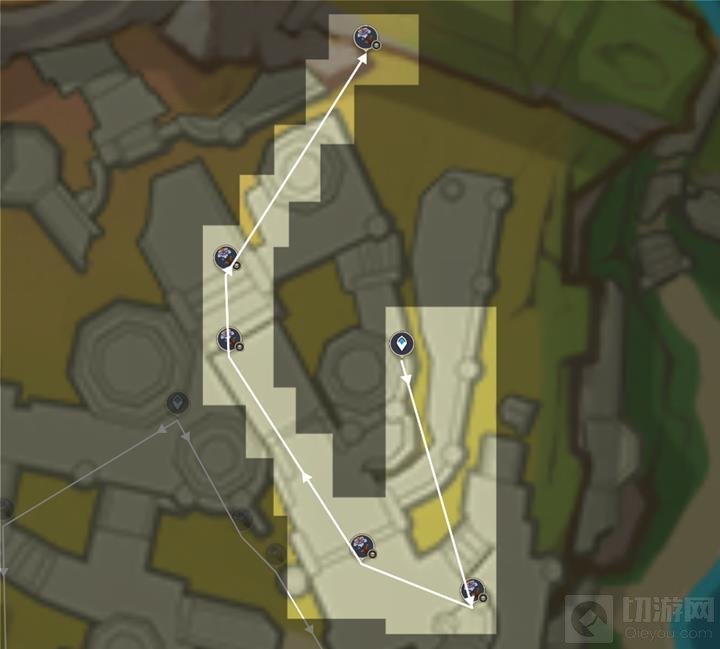 原神枯叶紫英怎么采集 原神枯叶紫英收集路线攻略 奥奇卡纳塔副城（3）（枯叶紫英*5）